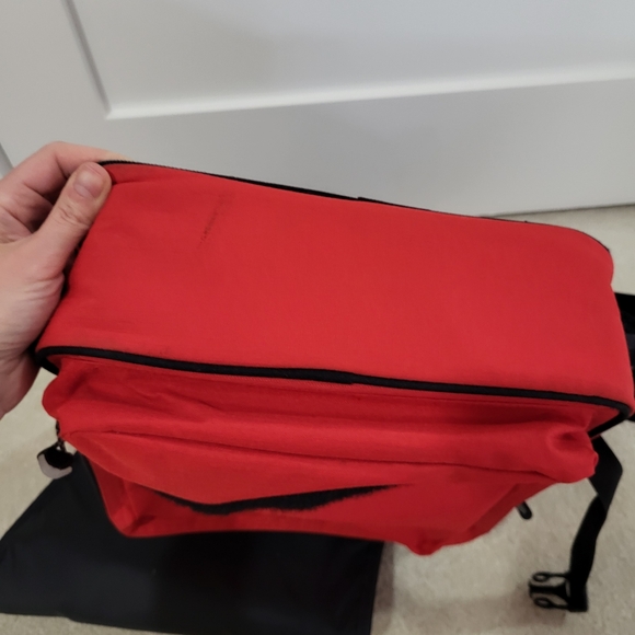 Tracker Sling One Shoulder Backpack sizing is 14in H ,12.5 across 4in W . - Picture 7 of 8